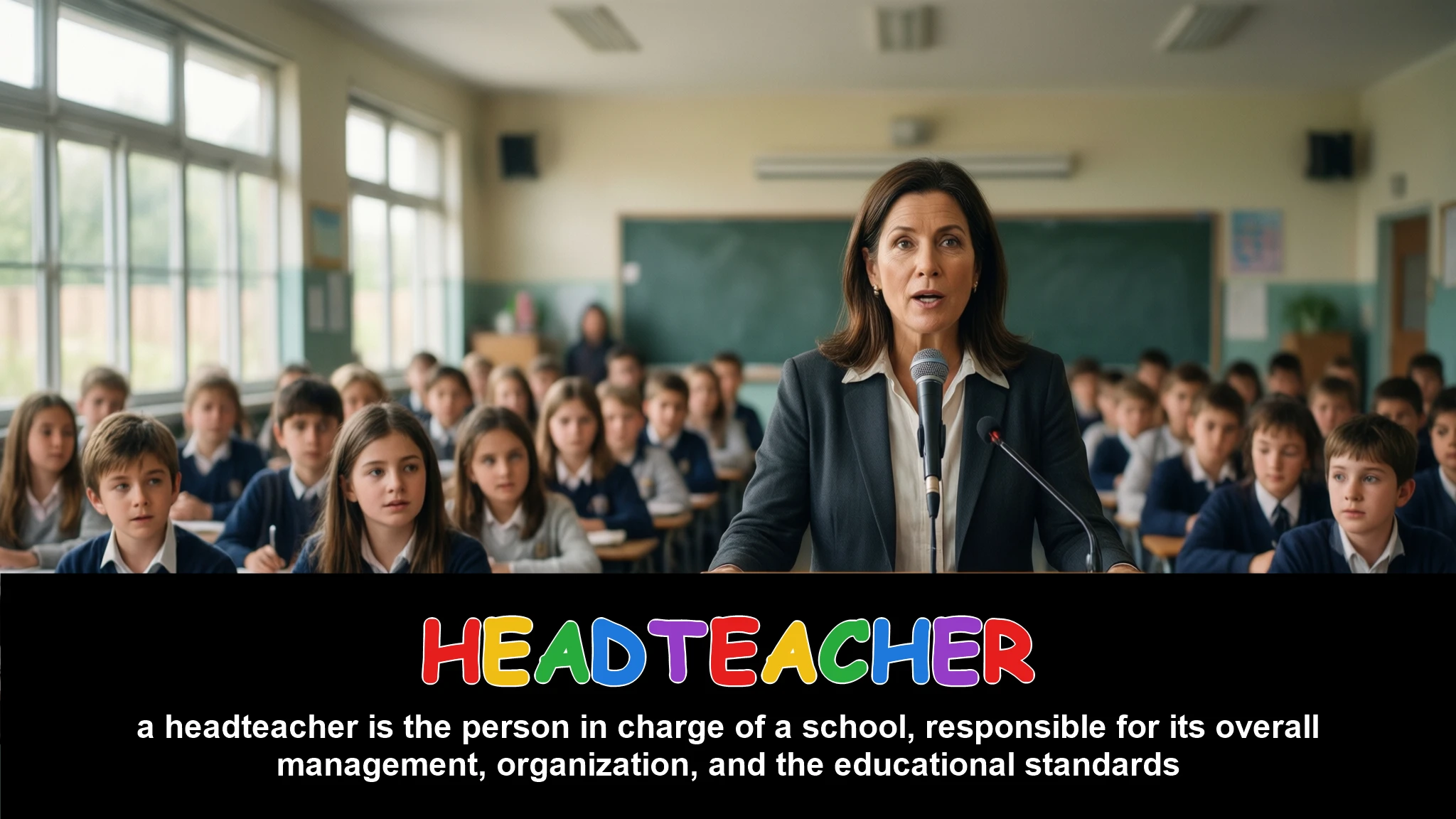 English Illustration for headteacher